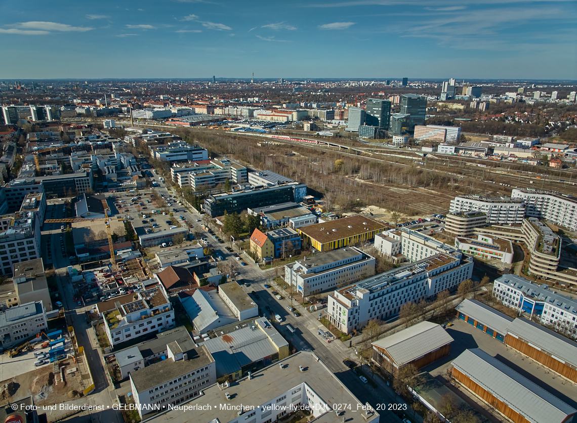 20.02.2023 - Copterfotos und Luftbilder von Berg am Laim